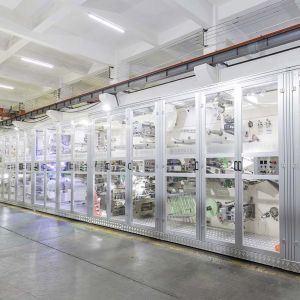 Quickly Switch Specifications Sanitay Pad Making Machine 5 Sizes Customized