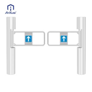 304 Stainless Steel Flap Barrier Turnstile with RS485 Communication IP54