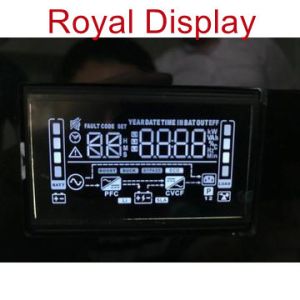 Monochrome Segment 6 Digits Custom Fuel Dispenser LCD Display