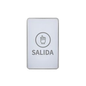 Buy cheap Spanish Text White Touch sensor Exit Button 86*50mm from wholesalers