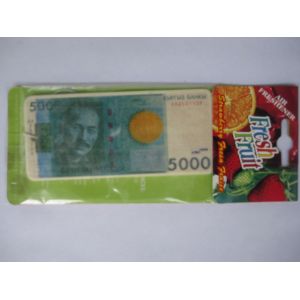 Custom design with logo hanging air freshener,can die cut to any shape as