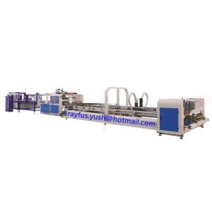 Automatic Carton Corrugated Box Gluing Machine Strapper Full Computer Control