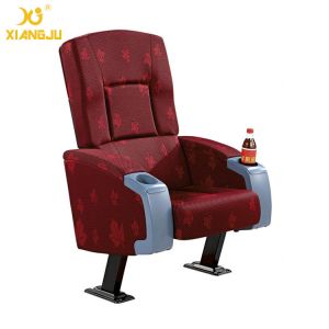 Cold molded foam Metal leg with Cupholder VIP Cinema Seats / movie theater seats