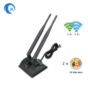Dual Band 5dBi Magnetic Base Antenna With RP SMA Connector