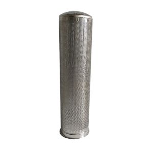 Stainless Steel Punching Plate 40um Basket Strainer Filter Sliver