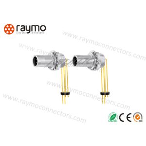 4pin Male Circular Push Pull Connectors Harsh Environmental Resistance High