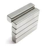 Electroplated Silver Samarium Cobalt SmCo Cube Magnet Antiwear Electronic