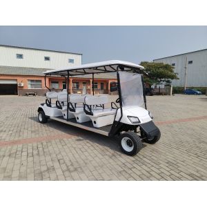 White High End 8 Seater Lithium Battery Off-Road Electric Golf Cart Supports