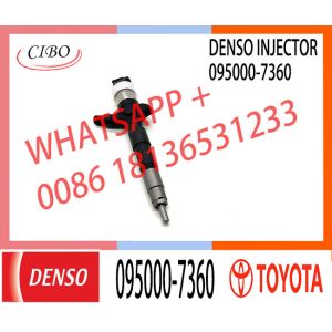 Den-so Neutral Common Rail Fuel Injector 095000-6870 095000-7360 For TOYO-TA 1KD