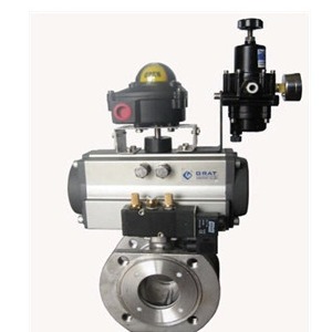China Stainless Steel Fixed Pneumatic Ball Valve DN15 - DN50 Thread Connection on sale