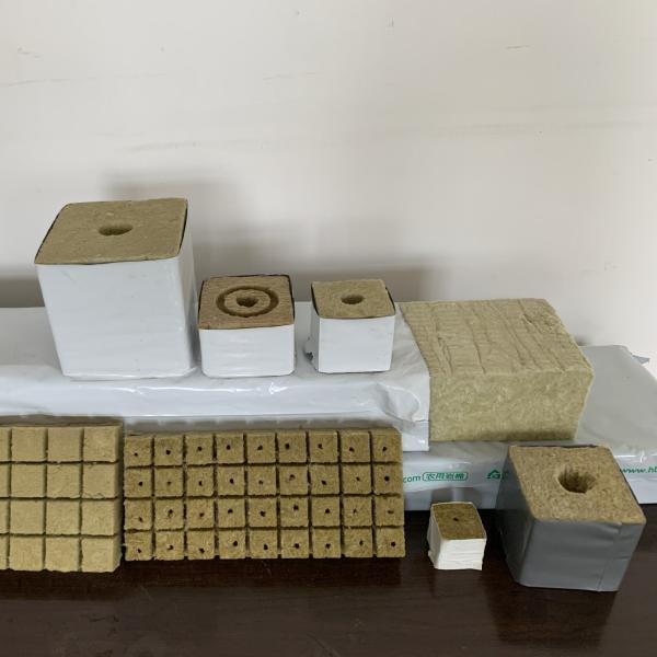 40mm Independent Basalt Rock Wool Blocks for Seedling Cultivation Planting Rock