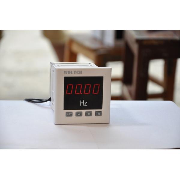Intelligent Panel Mount Frequency Meter , Single Phase Digital Frequency