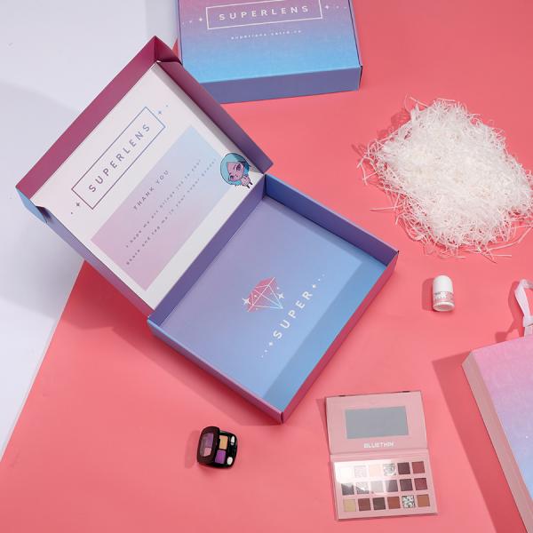 Quality OEM Printed Cosmetic Packaging Shipping Gift Paper Box with Custom Size Accepted wholesale