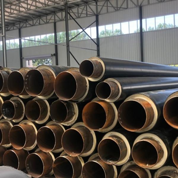 HDPE Black Jacket Prefabricated Polyurethane Insulated Pipe Outer Jacket