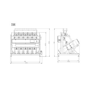 Infrared Color Sorting Equipment With User Friendly Touchscreen Interface