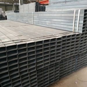 Carbon Steel Galvanized Rectangular Non Oiled Hollow Steel Tubing 12m