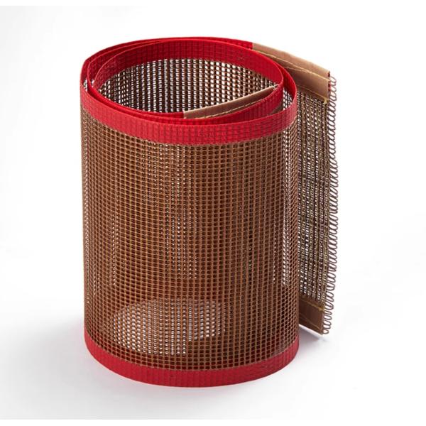 Quality High Tensile Strength PTFE Mesh Belt with Bullnose Joint and Excellent Chemical Resistance wholesale