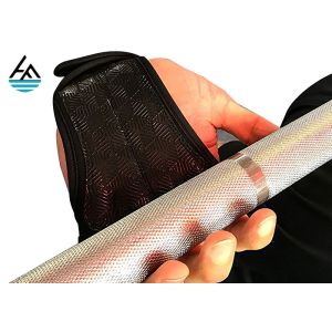 Waterproof Neoprene Weightlifting Wrist Wrap With Leather Hand Grip