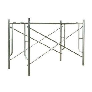 High Strength Walk Through Scaffold Frames Painted Steel Frame Scaffolding