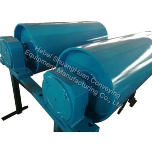 Herringbone Lagging Conveyor Belt Drive Pulley For Fertilizer Industry