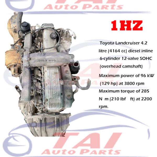 Quality Toyota Engine Spare Parts Coaster 1HZ Used Engine Assembly With Geatbox wholesale