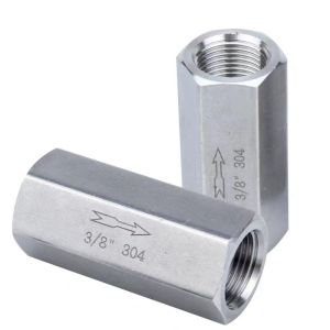 Structure Full Bore Pneumatic Stainless Steel SS316 10mm Check Valve Non Return