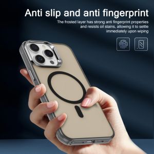 IMD Matte Clear Magnetic Magsafe Phone Case Shockproof For iPhone 15 16 Pro Max