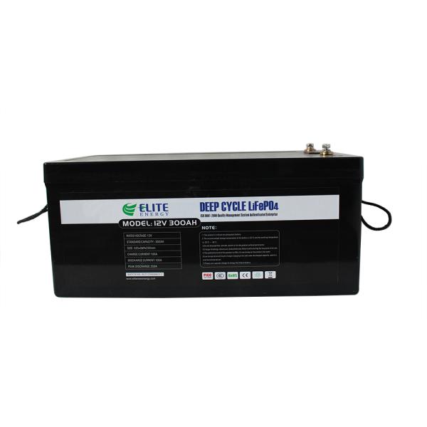 Rechargeable Lifepo4 Battery 12v 300ah 12 Volt Deep Cycle RV Battery