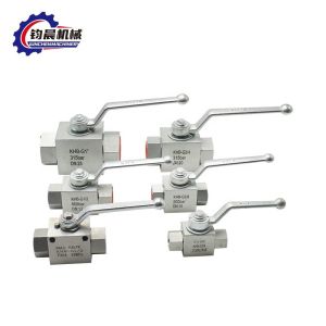 Customized Zweiwege-Kugel Hahn KHB-G1/4 Serie Hydraulischer Hochdruck Port Size