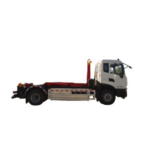 China Pure Electric Detachable Garbage Truck with Detachable Hook Arm on sale