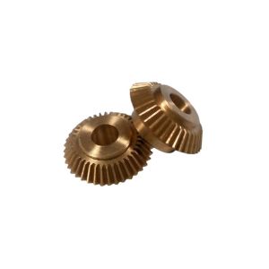 Brass Alloy Straight Bevel Pinion Gear 40T 0.6 Module 23.9mm Pitch Diameter