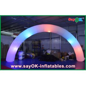 Inflatable Rainbow Arch 63cm DIA Nylon Cloth Inflatble Lighting Arch Way Gate