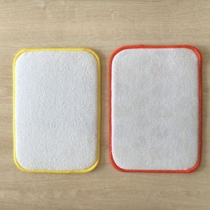 Microfiber water absorb dish mat thick sponge cup mats 100% polyester