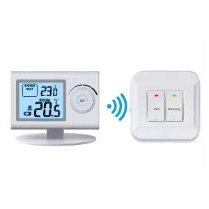 Non Programmable Electrical Heating Room Home Wireless Thermostat RF Room
