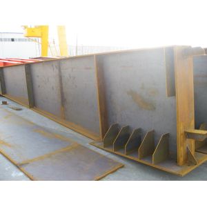 Hot Rolled / Welded Galvanized Steel Beams H Section Steel Structure Girder