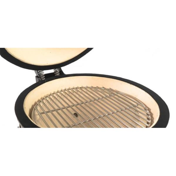 Handwork Ceramic Red Charcoal 15 Inch Kamado Grill