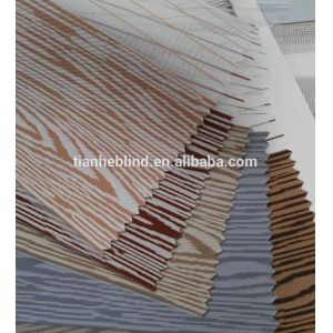 New Design Polyester Fabric 28mm Aluminum Tube Zebra Blinds/Double Layer Roller