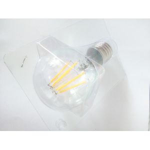 LED Filament Bulb A60 6w 620 Lumen Transparent 2 Years Warranty 110/220v EU