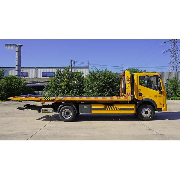 FORLAND New Type 4x2 8Tons 4.2M Flat Bed One Tow Two Car Transportation Tow Truck Wrecker Truck