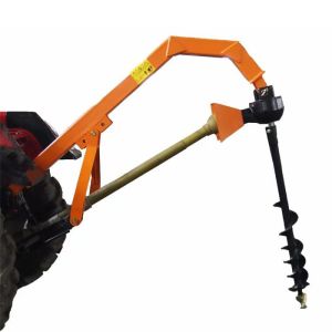 115kg 60hp Gearbox Post Hole Digger Compact Tractor Hydraulic Post Auger