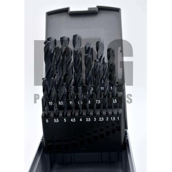 BLACK FINISHEd Cobalt Jobber Drill Bits High Precision Solid HSS Fully Ground