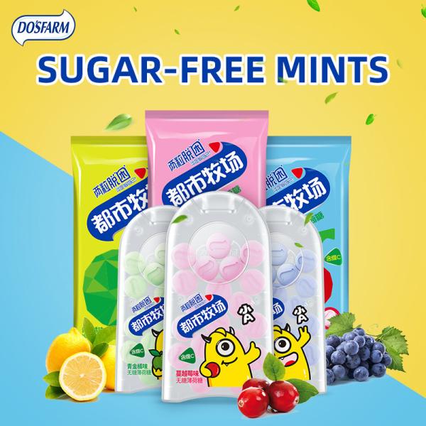 Quality Do's Farm Sugar Free Mint Candy Fresh Breath Cool Taste Portable 7.16g Boxed wholesale