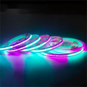 Magic Chasing RGB Ws2811 RGBIC Flex Linear COB LED Soft Lighting 24V DC