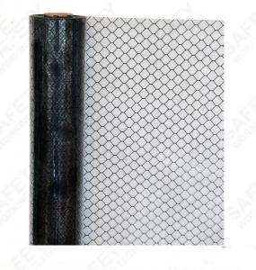 China Black / Clear Printed ESD Grid Curtain Anti Static PVC Sheet With Carbon Lines on sale