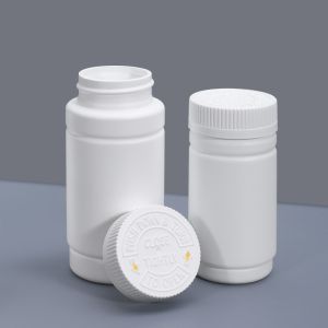 HDPE Body Material 100ml Child Proof Plastic Bottle for Medical Vitamin Pill
