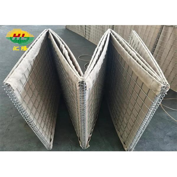Quality Hl1-12 Galfan Coated Hesco Defensive Barriers Robot Welded Length 1.21m-33m wholesale
