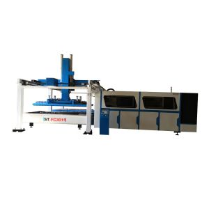 Full automatic CNC metal fiber laser cutting machine with loading and unloading system