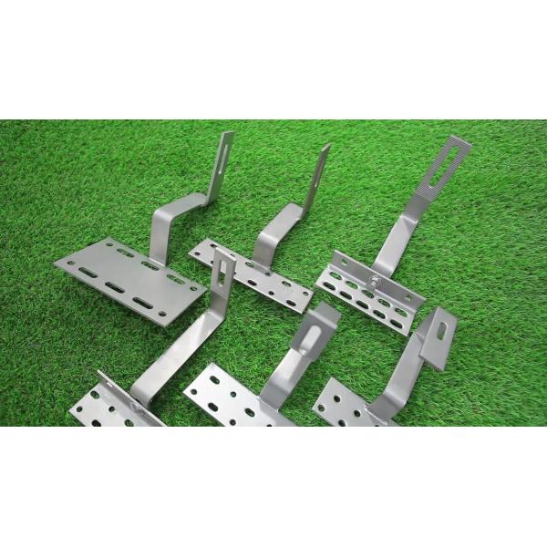 Quality SUS304 SUS316 Adjustable Head Solar Roof Hook For PV Mounting System wholesale