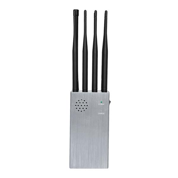 8 Antennas Portable Mobile Phone Signal Jammer with Bigger Hot Sink & Battery
