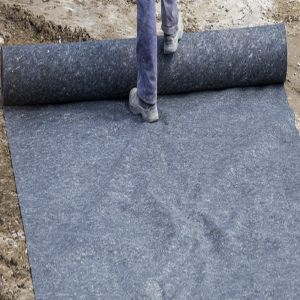 Non-Woven Geotextile Type Black Polypropylene/Polyester PP Pet Needle Punched